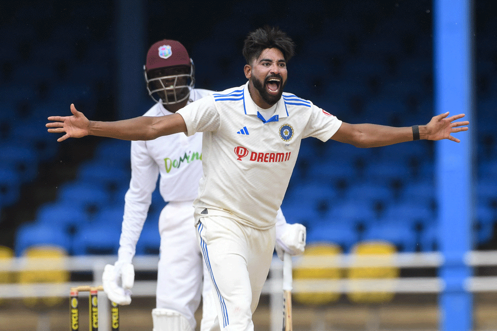 India on course to sweep series after Siraj wrecks West Indies