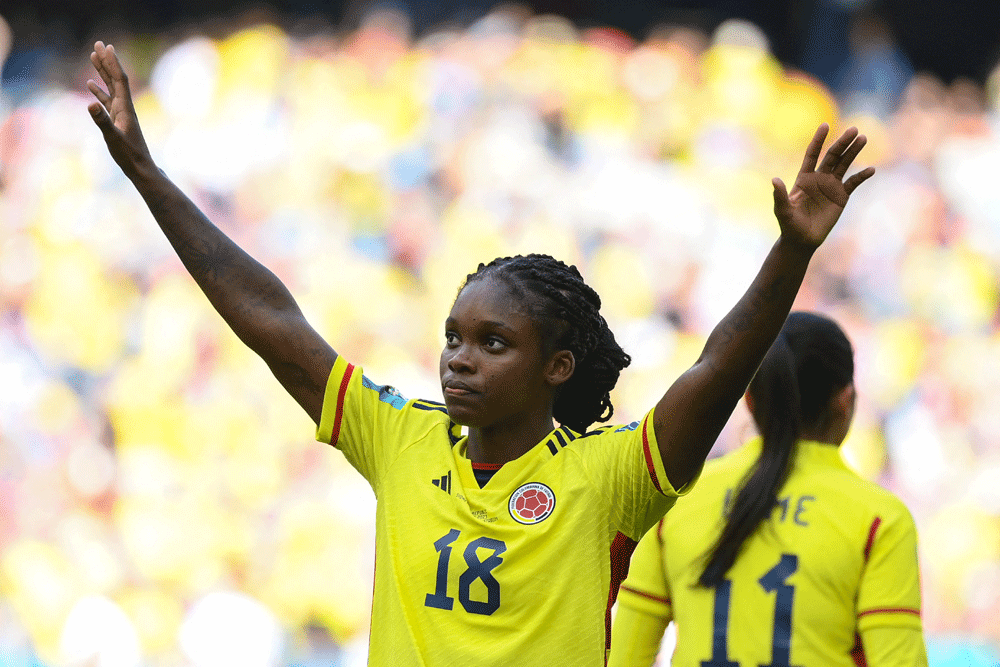 Usme, Caicedo score to lift Colombia 2-0 over South Korea in Women&rsquo;s World Cup
