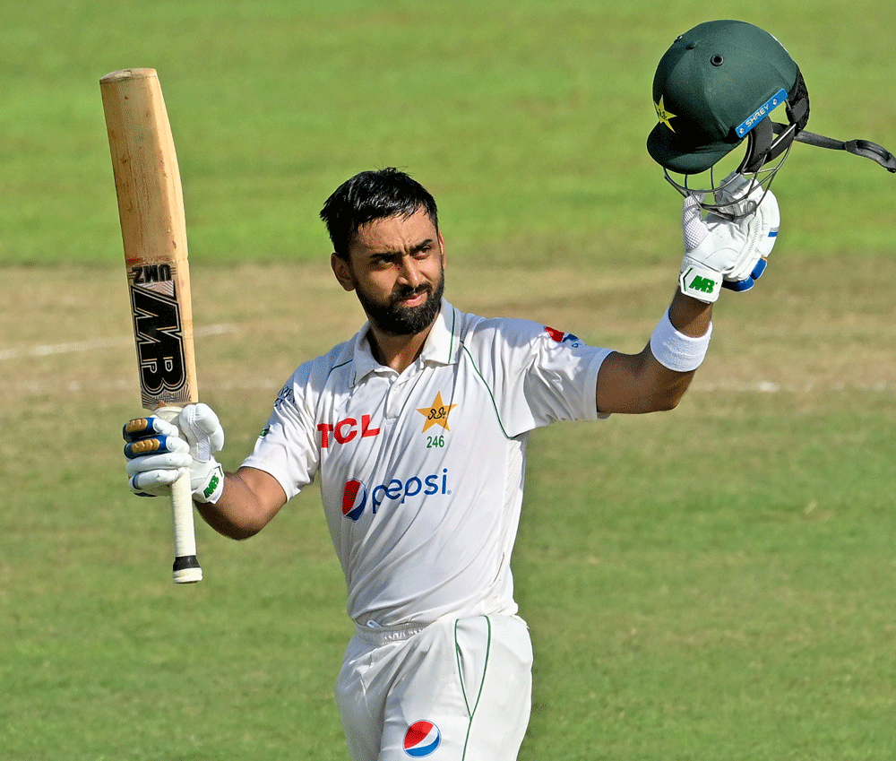 Pakistan&rsquo;s Shafique hits maiden double ton