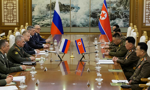 North Korea gives Russian defence ministry delegation &lsquo;warm welcome&rsquo;