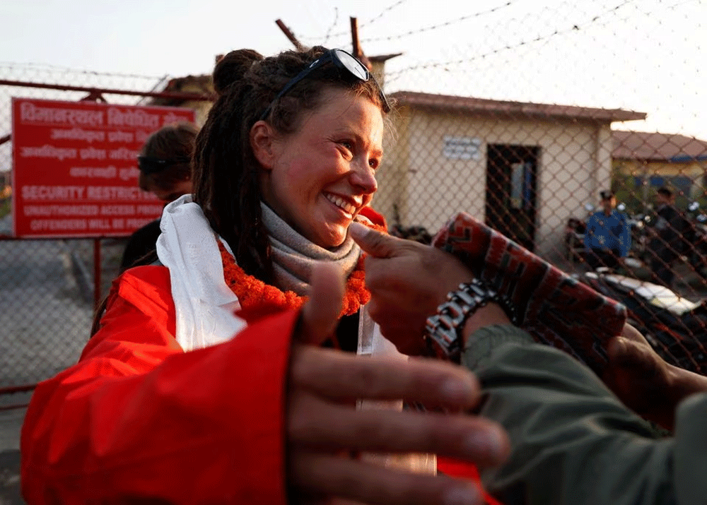 Norwegian woman, Nepali guide set record for summit of 14 &lsquo;super peaks&rsquo;: team