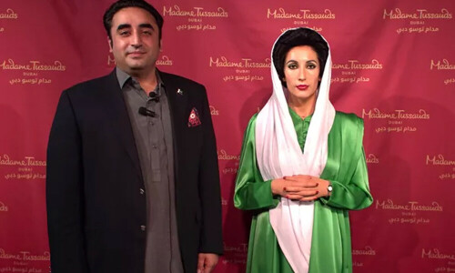 Benazir&rsquo;s wax figure revealed at Madame Tussauds Dubai