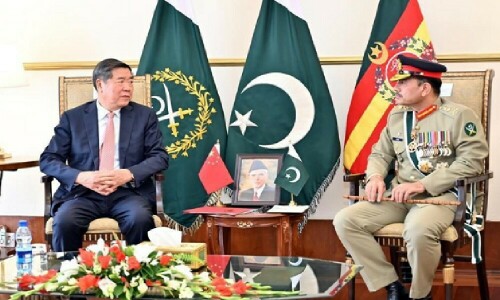 COAS, Chinese Vice Premier reiterate desire for increasing bilateral ties in all fields