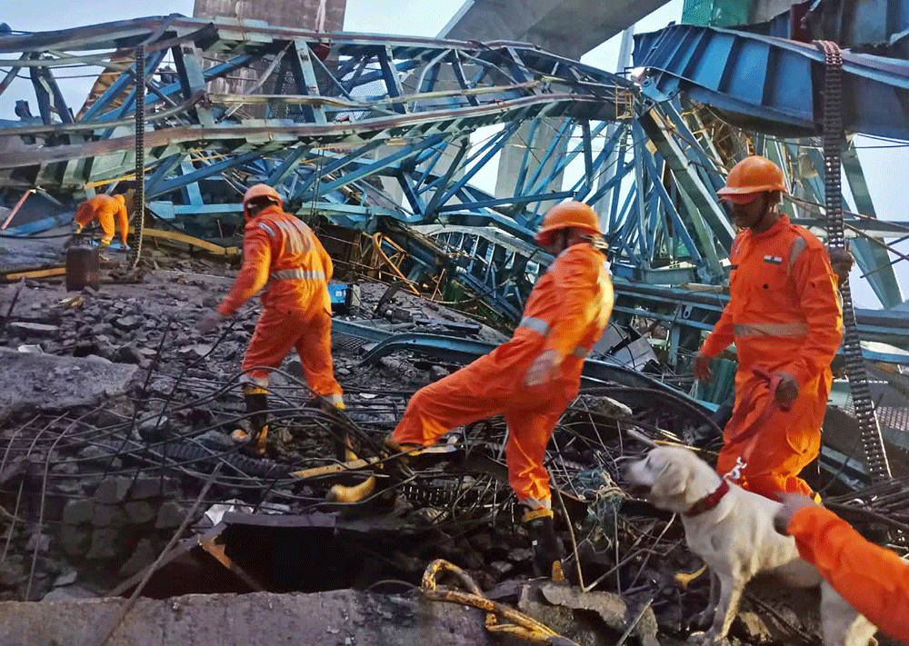Crane collapse kills 16 workers in India&rsquo;s Maharashtra state
