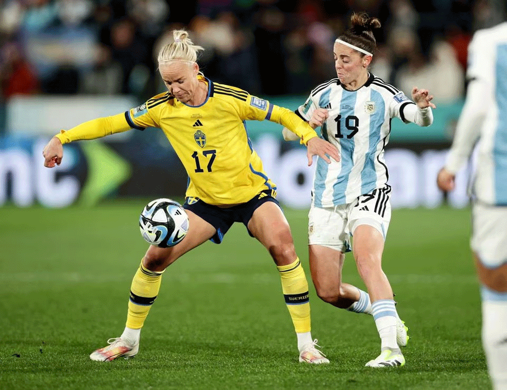 Sweden top Group G after 2-0 win over Argentina