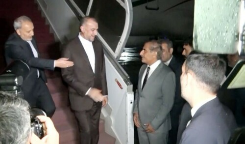 Iran FM Hossein Abdollahian arrives in Islamabad on 2-day official visit