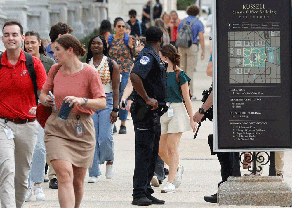 No shooter, no injuries at US Capitol after &lsquo;bogus call,&rsquo; police say