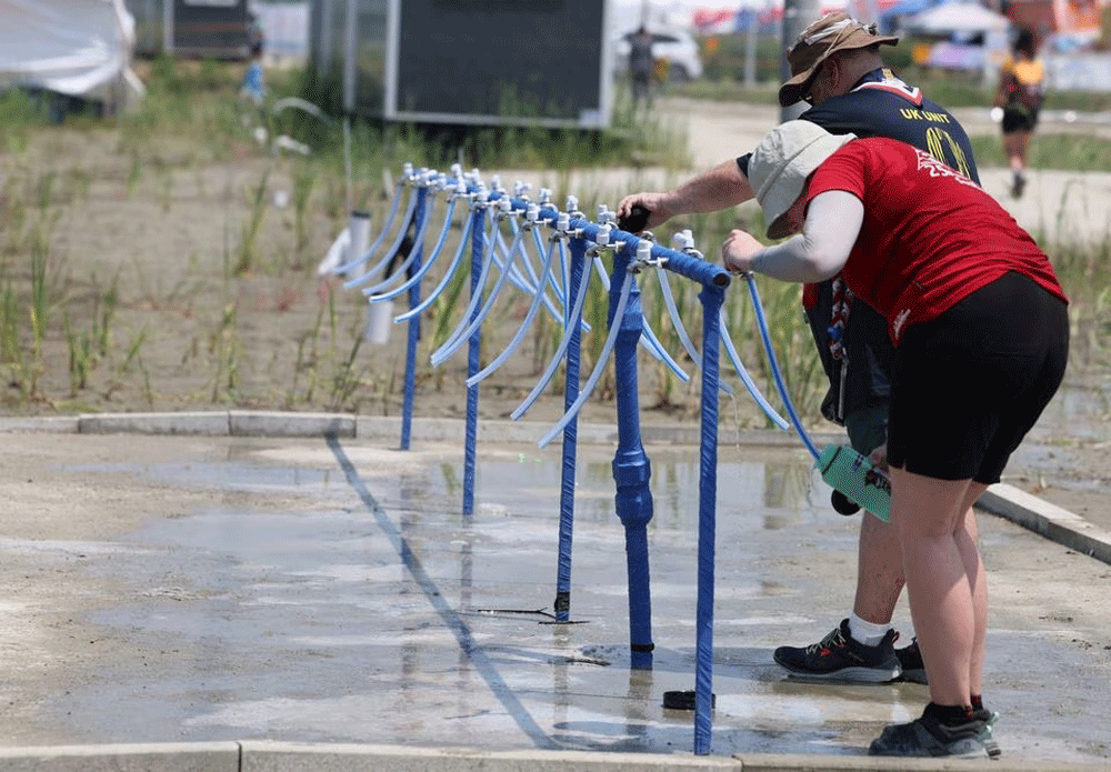 Safety concerns mount for scout gathering amid South Korea heatwave