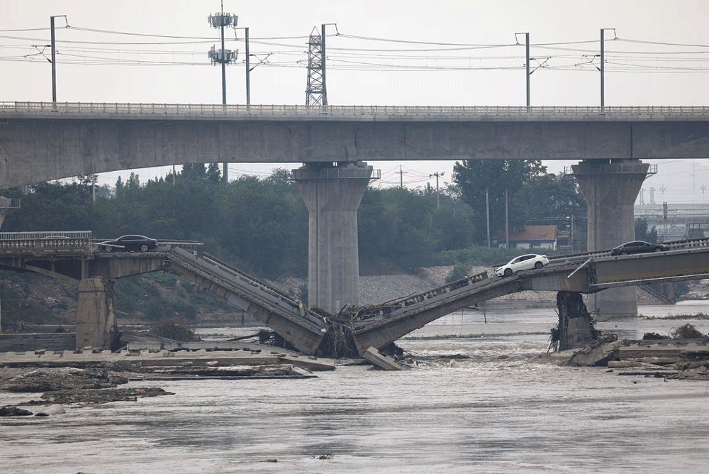 Floodwaters rise in China&rsquo;s northeast as rains lash Heilongjiang province