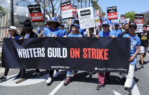 Striking Hollywood writers, studios meet to discuss resuming talks