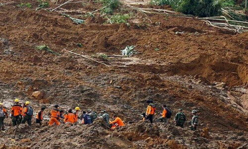 3 killed, 16 missing in India landslide