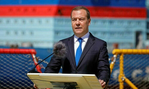 Russia&rsquo;s Medvedev suggests Ukrainian ports will be hit again