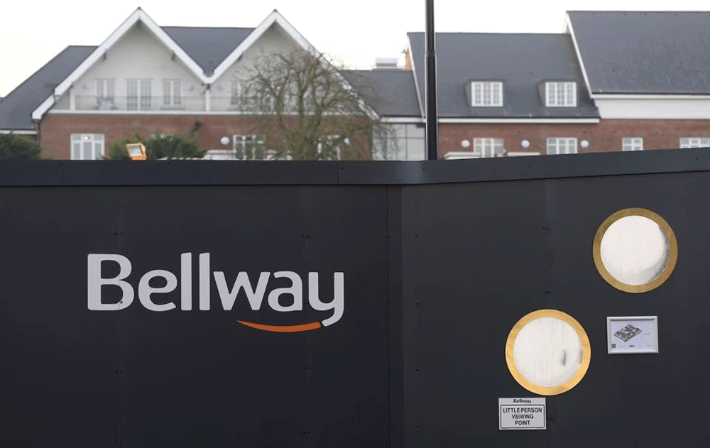 Britain&rsquo;s Bellway says new home sales to fall &lsquo;materially&rsquo;