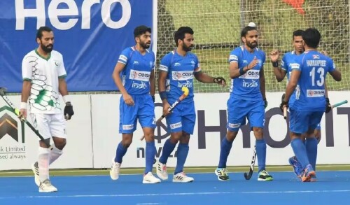 India knock Pakistan out of Asian Hockey Champions Trophy with 4-0 win