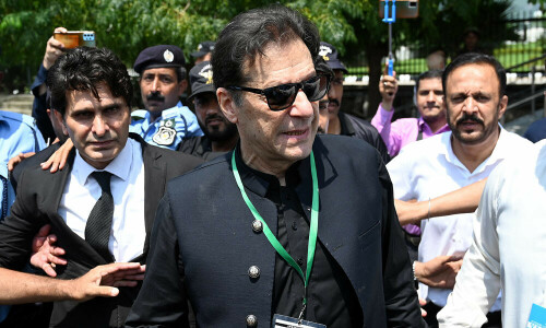 Imran Khan&rsquo;s wife says he&rsquo;s well: lawyer