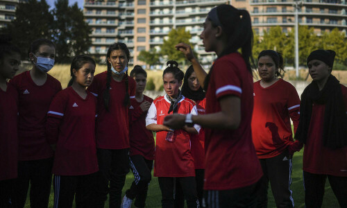 US lawmakers call on FIFA to recognize exiled Afghanistan women&rsquo;s soccer team