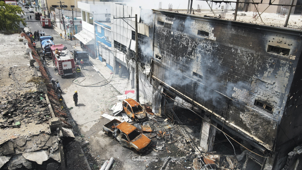 Eleven killed in explosion in Dominican Republic