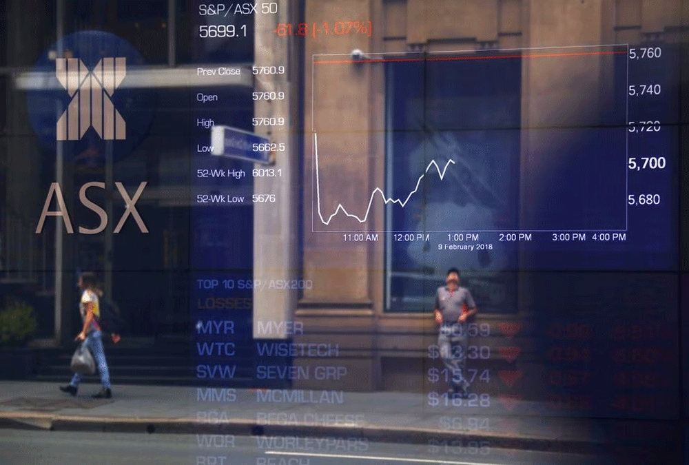 Australian shares hit over one-month low on US rate hike jitters