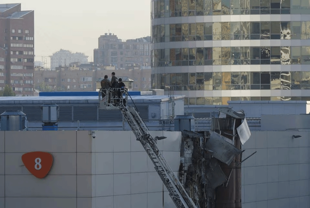 Ukrainian drone damages building in Moscow disrupting air traffic, Russia says