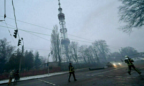 Russia jams a Ukrainian drone in Moscow region