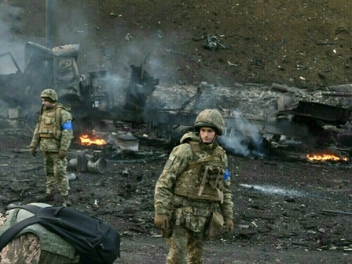 Russia says thwarted Ukraine drone attacks near Moscow