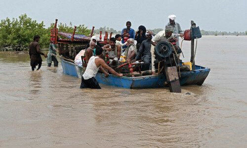 Around 100,000 people evacuated due to floods in Pakistan