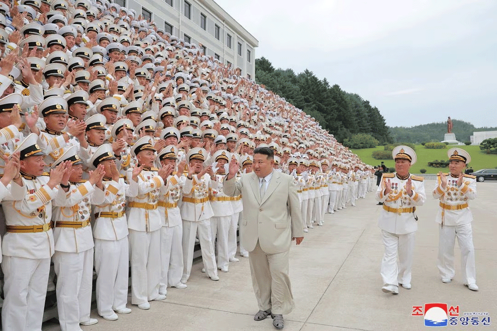 US holds drills with allies off Korean peninsula, Pyongyang vows to bolster navy