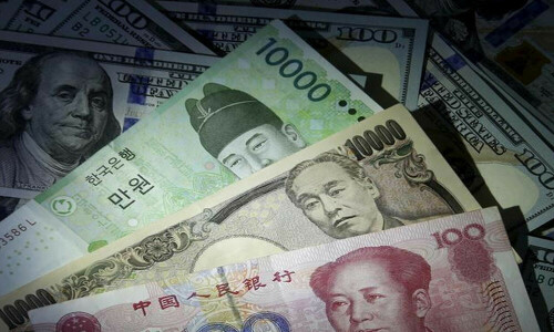 Asian currencies wobble, stocks up on Fed pause bets Asian currencies wobble, stocks up on Fed pause bets