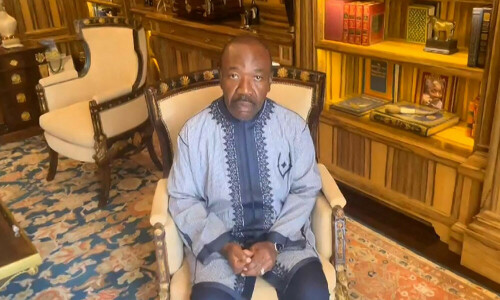 Gabon president appeals to &lsquo;friends&rsquo; to speak up over coup