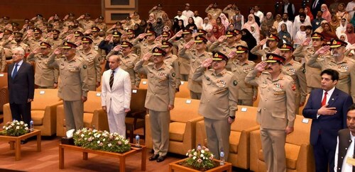 PM Shehbaz pays farewell visit to GHQ, praises Army for service to nation