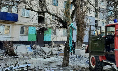 Russian missile hits private enterprise in central Ukraine Russian missile hits private enterprise in central Ukraine
