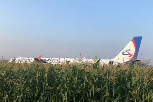Russian Airbus A320 makes emergency landing in Siberian field