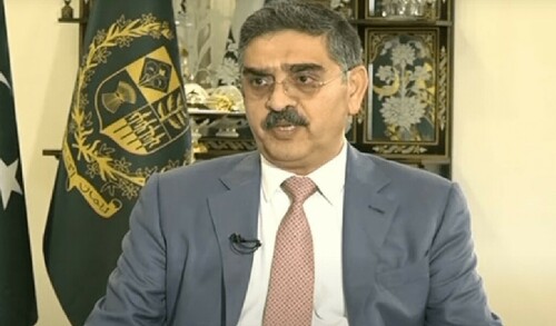Decision to arrest Nawaz Sharif upon return rests with law enforcers: PM Kakar