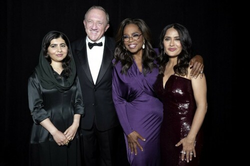 Malala joins Oprah Winfrey, Salma Hayek, at Kering dinner