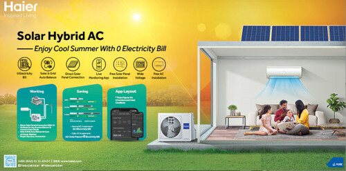 Haier revolutionises cooling solutions with launch of solar hybrid air conditioner Haier revolutionises cooling solutions with launch of solar hybrid air conditioner
