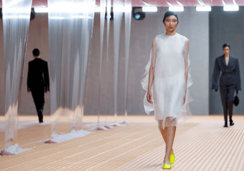 Prada fringes, breezy looks for Emporio Armani at Milan Fashion Week