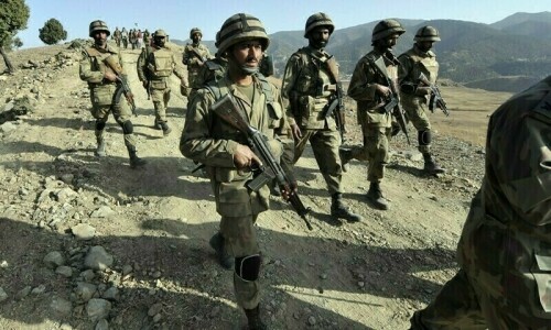 Three terrorists killed in Khyber intelligence based operation: ISPR