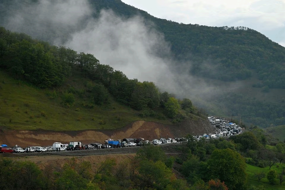 Over 84,700 people cross into Armenia from Karabakh