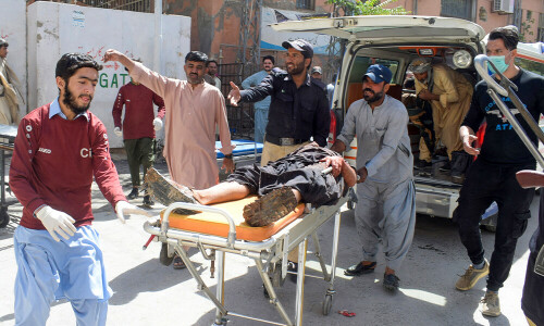 At least 53 dead, several injured as 'suicide blast' jolts Balochistan&rsquo;s Mastung
