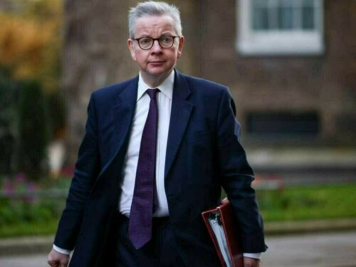 UK minister Gove: want tax burden to fall before next election