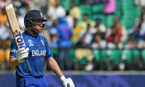 Bairstow makes fifty in 100th ODI at World Cup