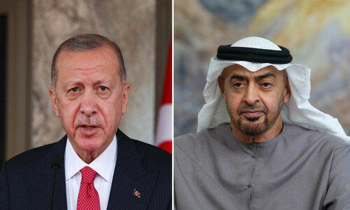 Turkiye&rsquo;s Erdogan discusses Israeli-Palestinian conflict with UAE leader