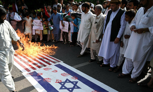 Demonstrations across Pakistan, Afghanistan in support of Palestinians