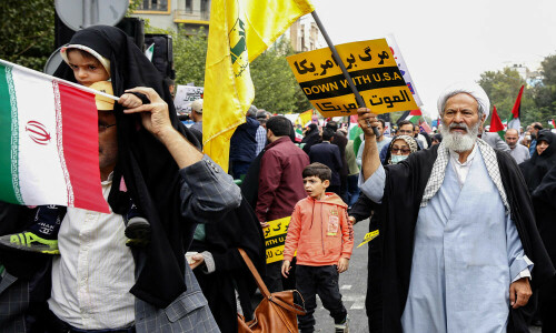 Iran holds state-organised rallies in support of Palestinians