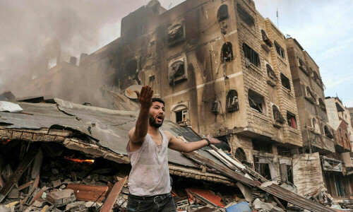 Gaza death toll reaches 2,329: ministry