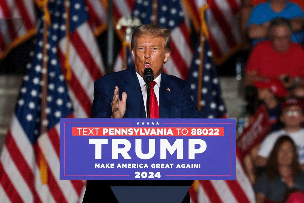 Donald Trump claims New York civil fraud trial is impacting 2024 campaign