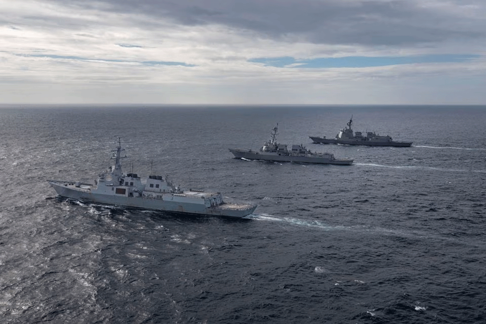 Militaries of South Korea, Japan and US to hold first joint aerial drill