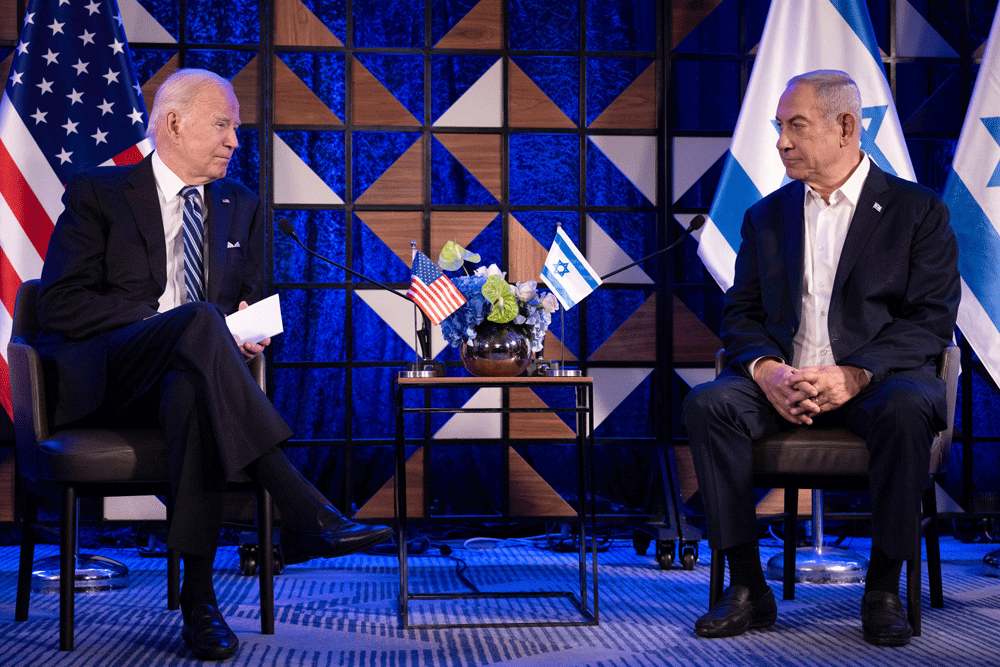Biden &lsquo;outraged&rsquo; by Gaza hospital blast, points to Hamas responsibility