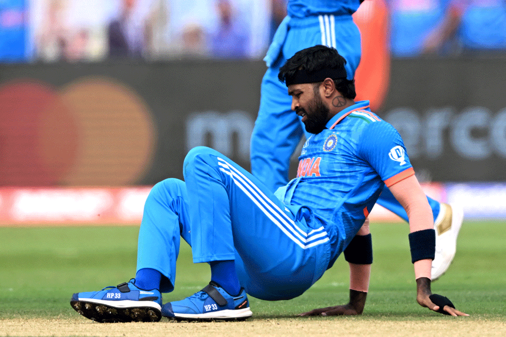 India&rsquo;s Hardik Pandya to miss New Zealand game due to injury