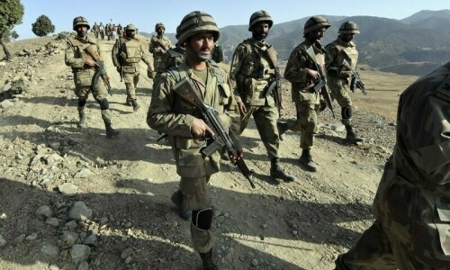 Security forces kill four terrorists in KP&rsquo;s Lakki Marwat: ISPR